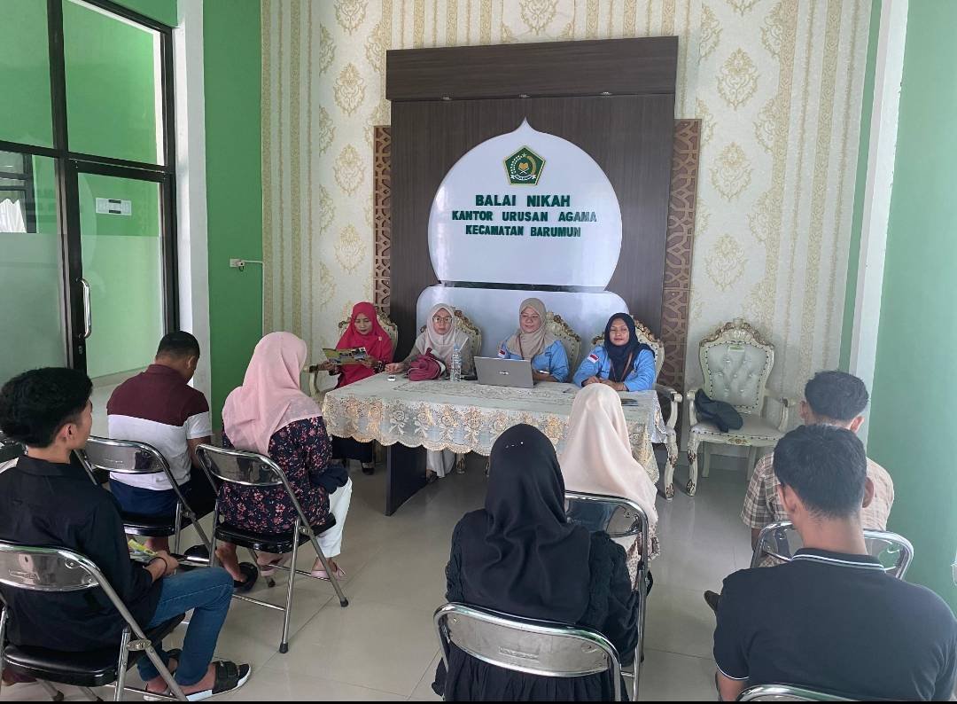 KUA Barumun Terus Bekerjasama Dengan BKKBN, Tingkatkan Kualitas Calon Pengantin