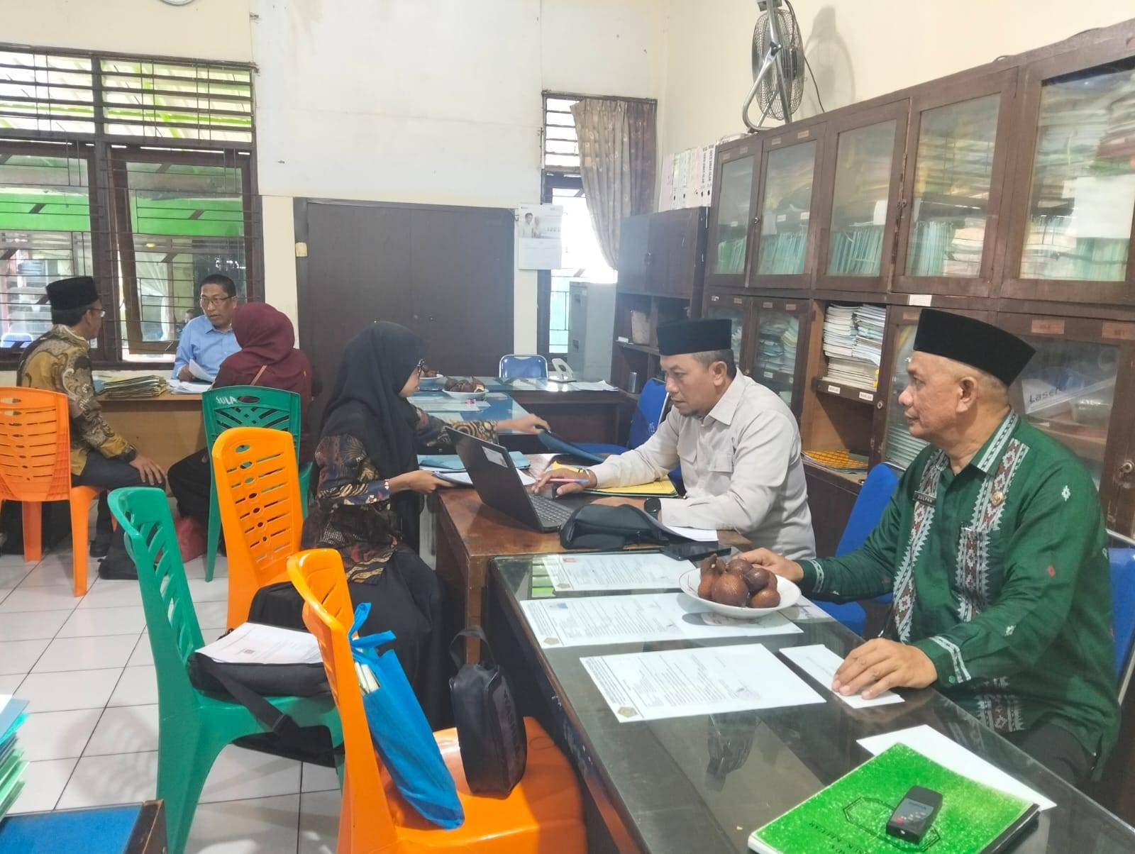 Kepala Bidang Urais Kanwil Kemenag Sumut Apresiasi Kinerja Kepala KUA Angkola Selatan