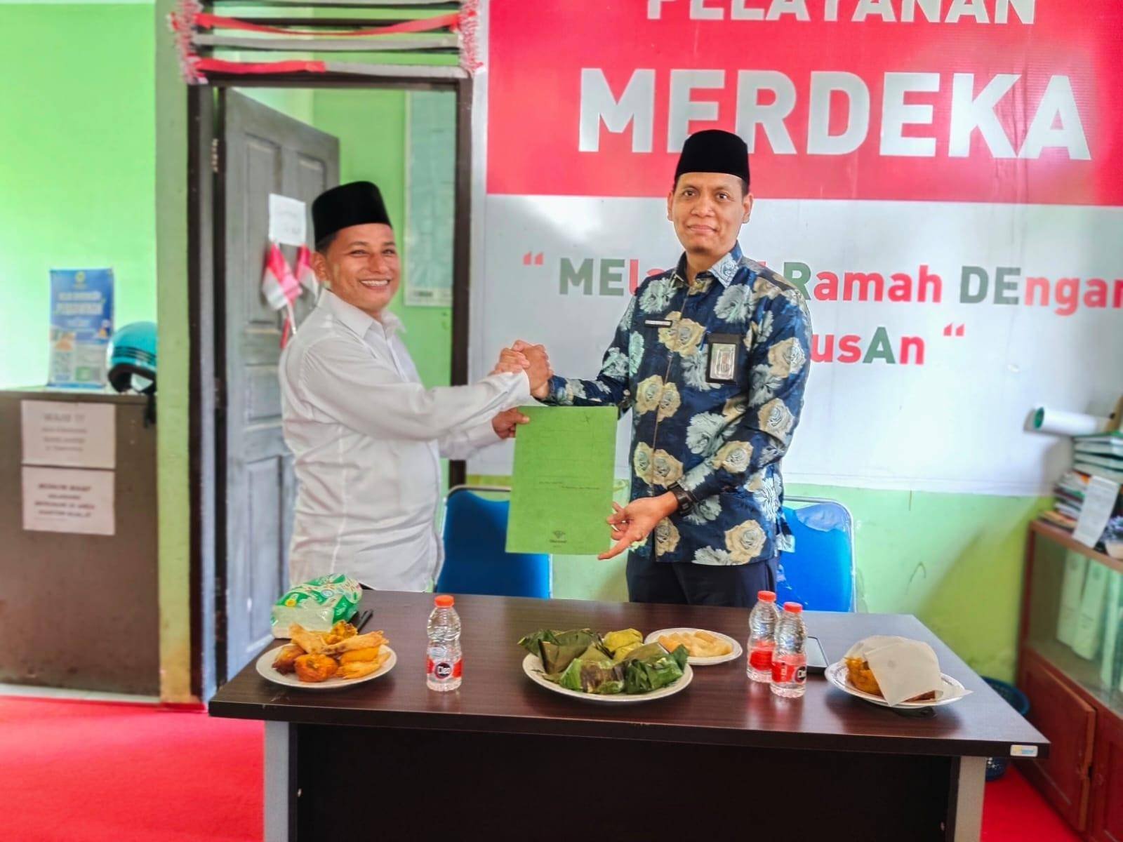 Pasca Pisah Sambut, Ka. KUA Lima Puluh Ajak Pegawai Tetap Solid