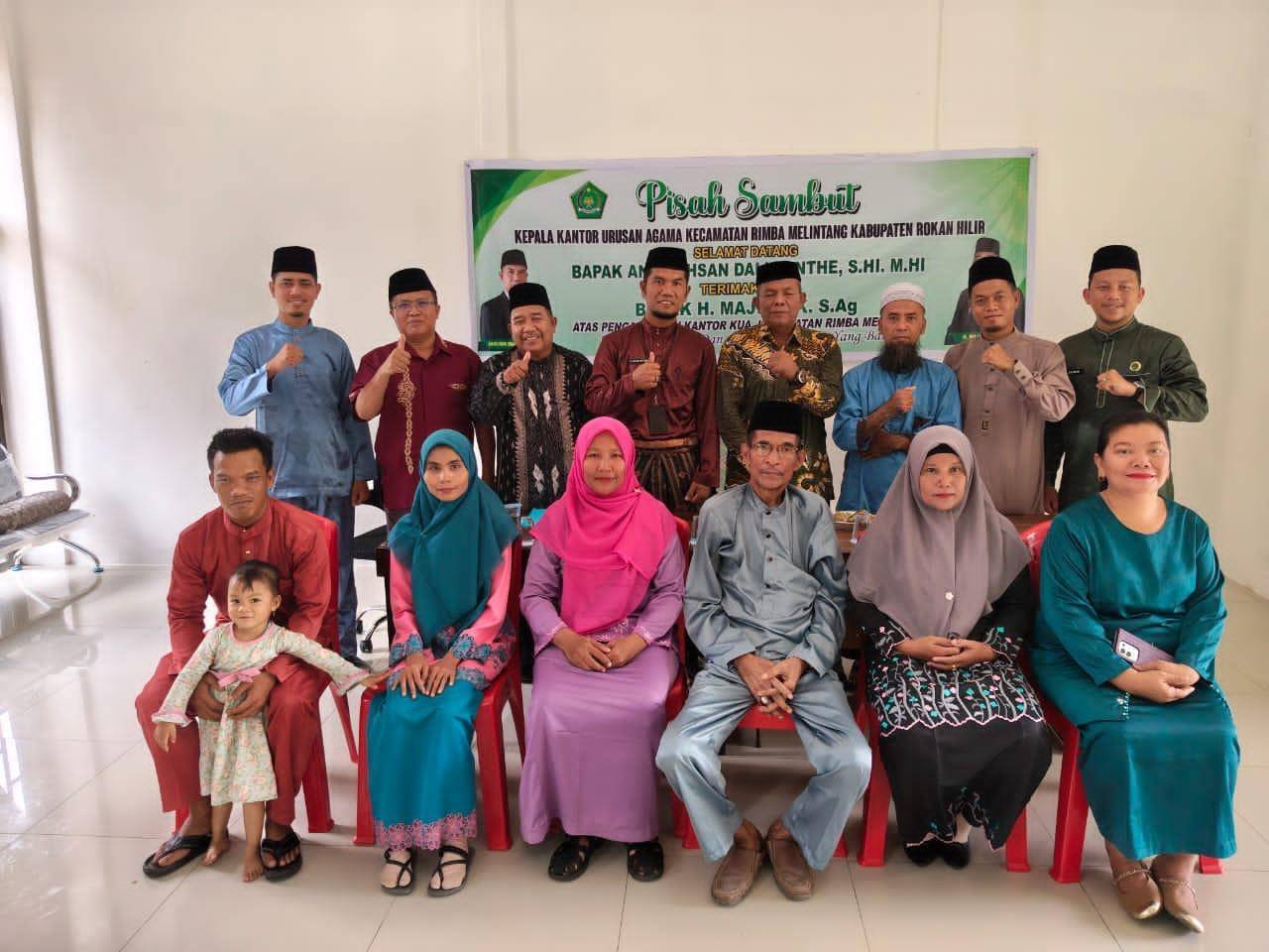 Sertijab Kepala KUA Rimba Melintang Jadi Momentum Inovasi dan Penguatan Layanan