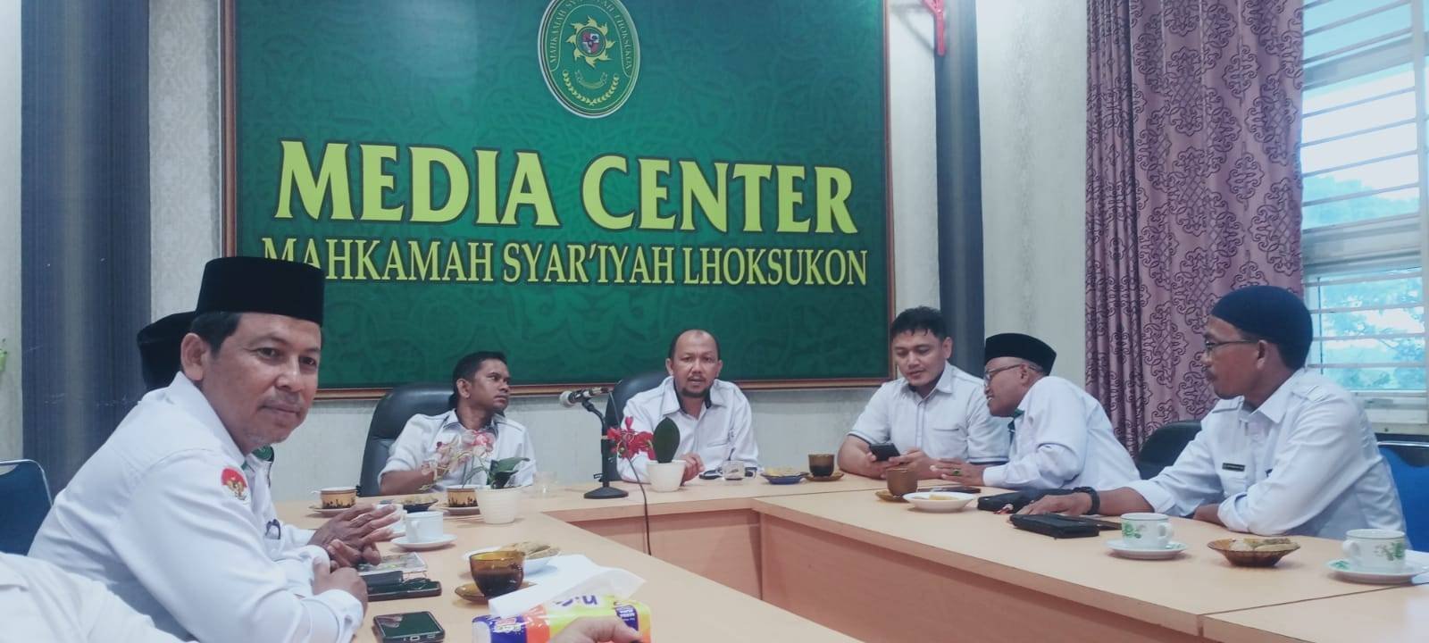 APRI Bersama Forum KUA dan Bimas Islam Aceh Utara Audiensi dengan Mahkamah Syar’iyah Lhoksukon Bahas Solusi Permasalahan Pernikahan