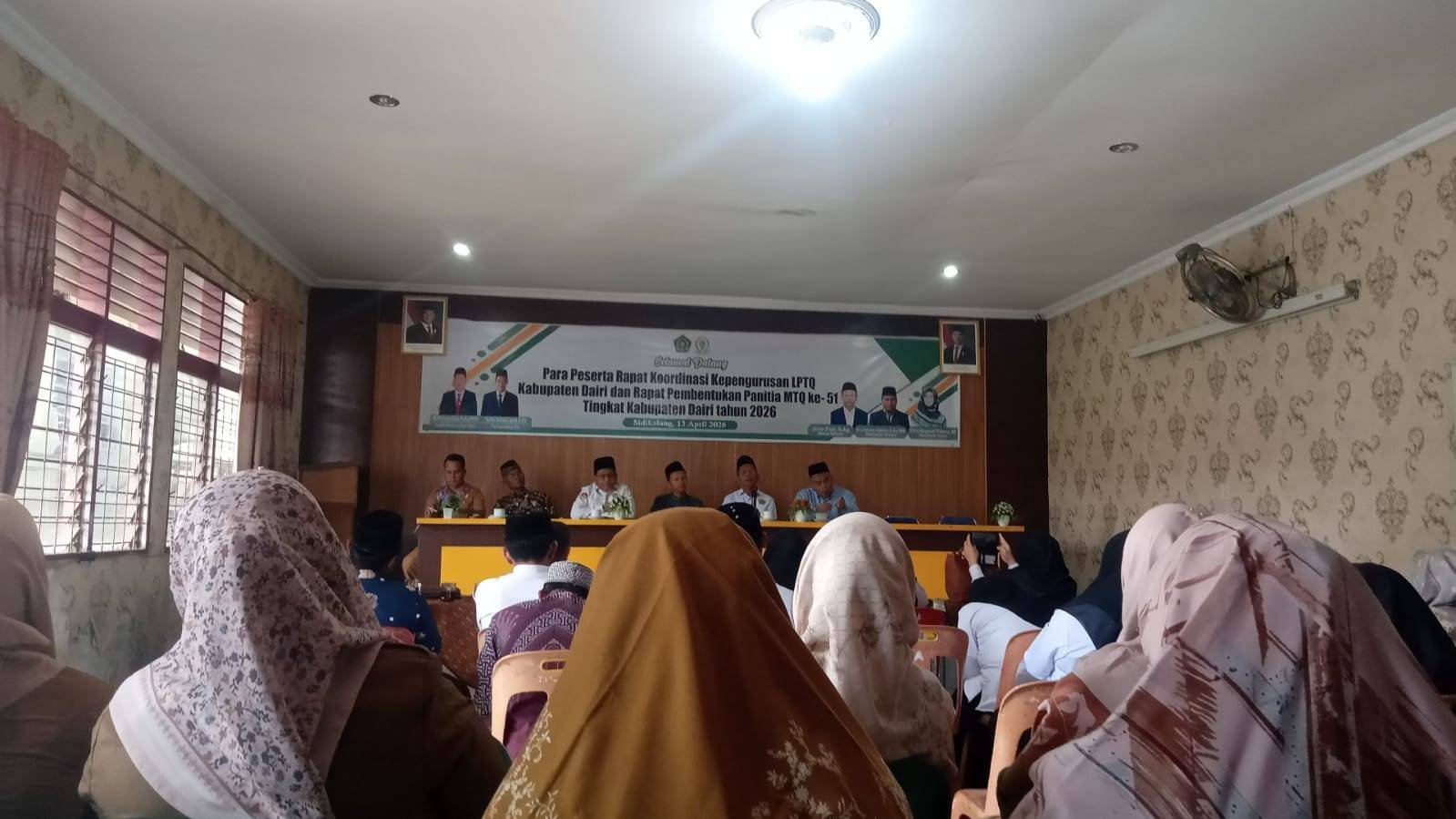 KUA Sidikalang Hadiri Rakor LPTQ dan Pembentukan Panitia MTQ ke-51 Kabupaten Dairi
