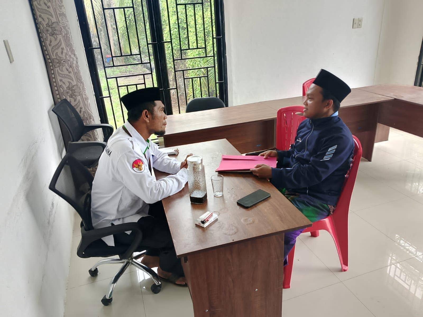 Perkuat Legalitas Aset Umat, Ka. KUA Rimba Melintang Layani Konsultasi Wakaf Ponpes El Firdaus Jumrah