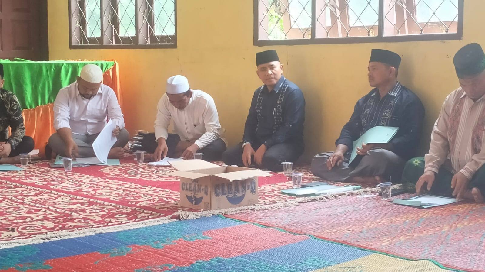 Sukseskan MTQN, KUA Huristak Sekaligus Plt. Ka. KUA Aek Nabara Barumun Pimpin Technical Meeting Dewan Hakim