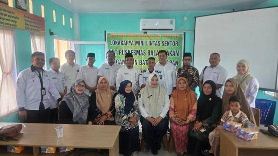 Perkuat Sinergi Lintas Sektoral, KUA Bathin Solapan Hadiri Lokakarya Mini Puskesmas Balai Makam