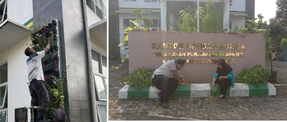 IMPLEMENTASI GEMAH ASRI Kepala KUA Purworejo Klampok : “ORANG BERIMAN ITU HARUS BERSIH”