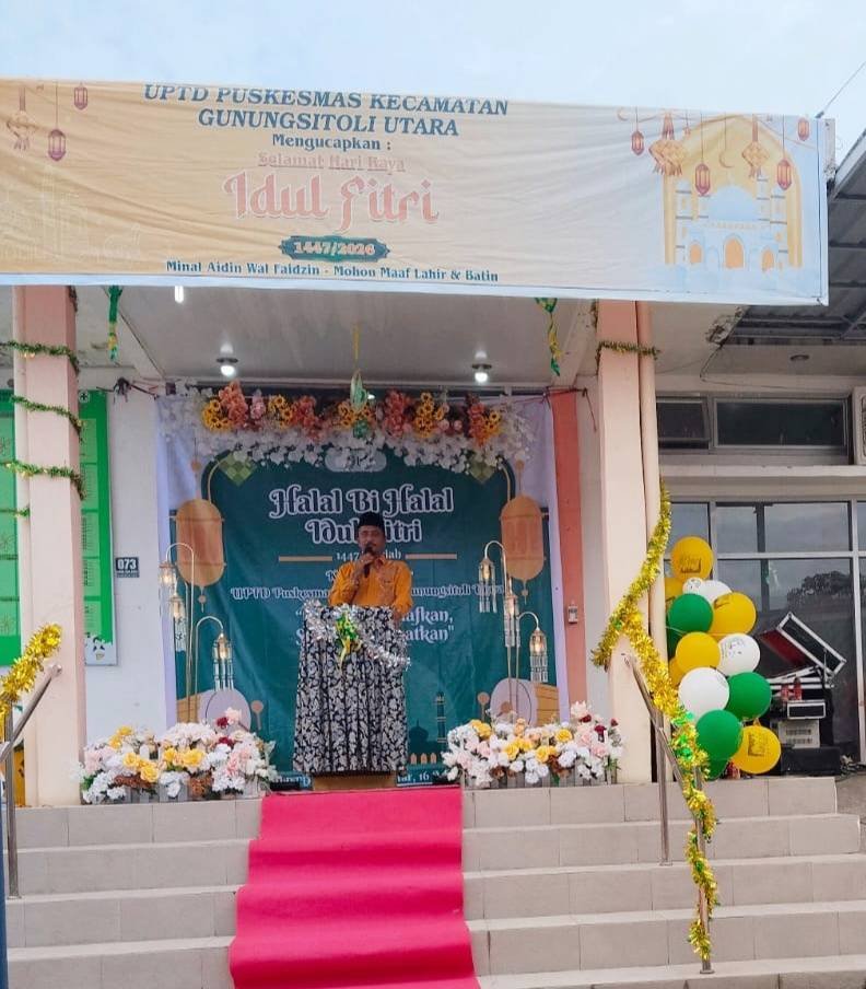 Kepala KUA Gunungsitoli Utara Hadiri Silaturahmi Halal Bihalal, Pererat Kebersamaan Lintas Sektor