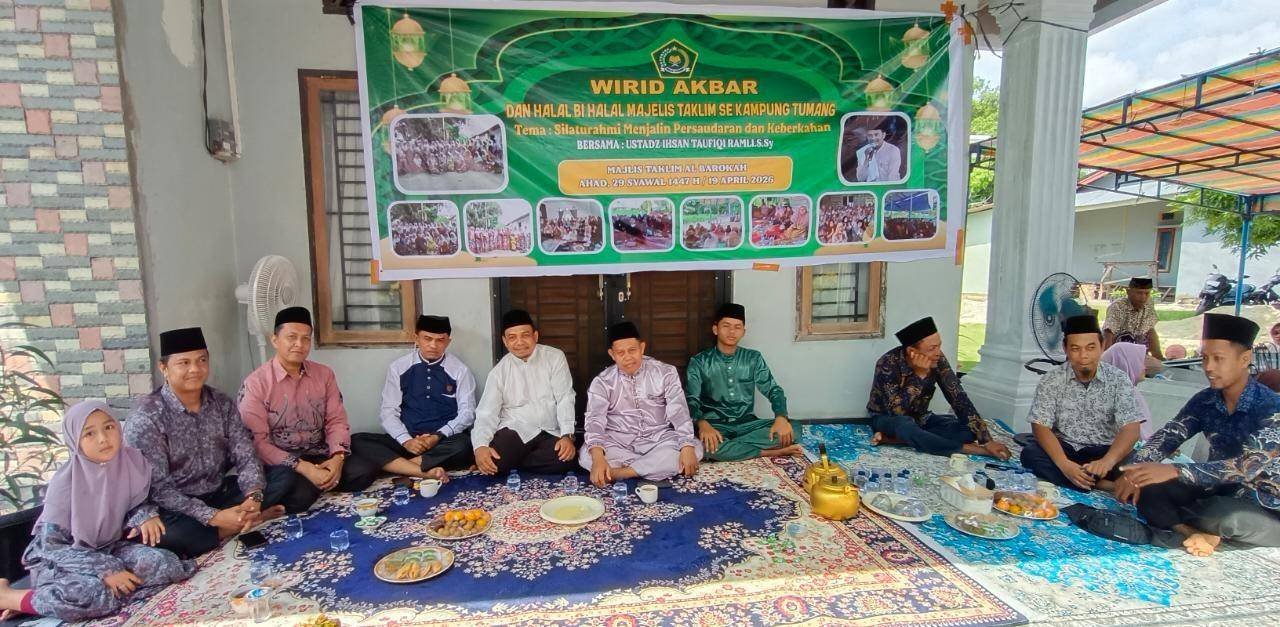 Kepala KUA Siak Hadiri Wirid Akbar 500 Jamaah di Kampung Tumang, Perkuat Ukhuwah dan Peran Majelis Taklim