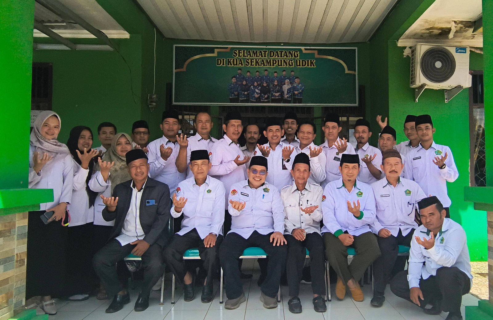 Kepala KUA Gunung Pelindung Ikuti Monev NR