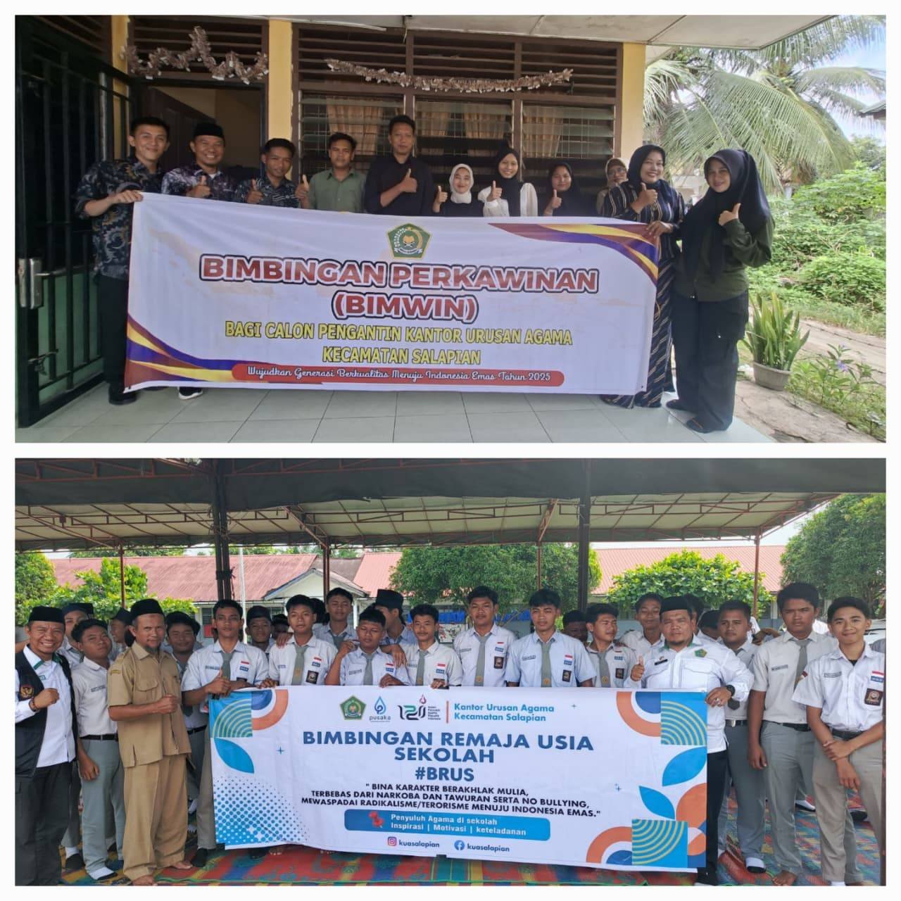 Wujudkan Keluarga Samara dan cegah perceraian, KUA Salapian Aktif Laksanakan Bimbingan Perkawinan