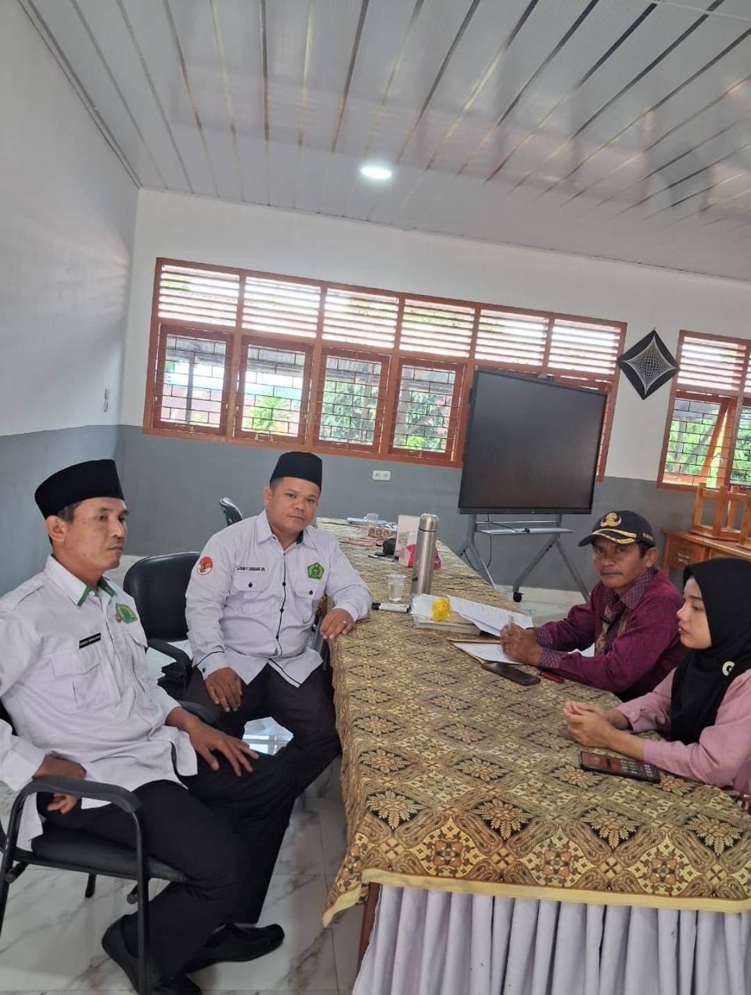 Perkuat Program Keagamaan, KUA Habinsaran Kordinasi BRUS ke SMAN 1 Habinsaran 