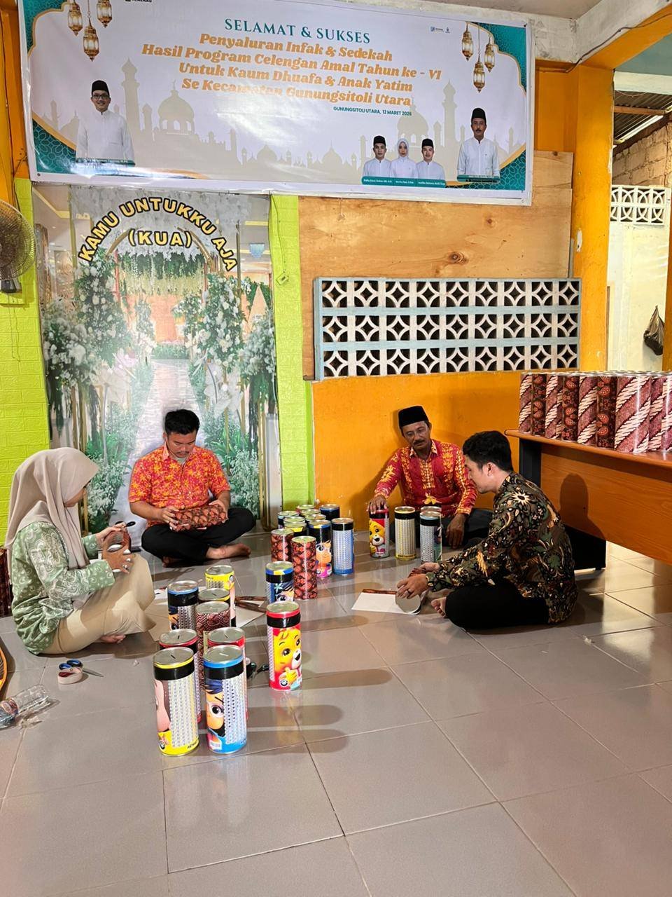 Program Unggulan Berbasis Kepedulian, KUA Gunungsitoli Utara Siapkan Celengan Amal untuk Donatur