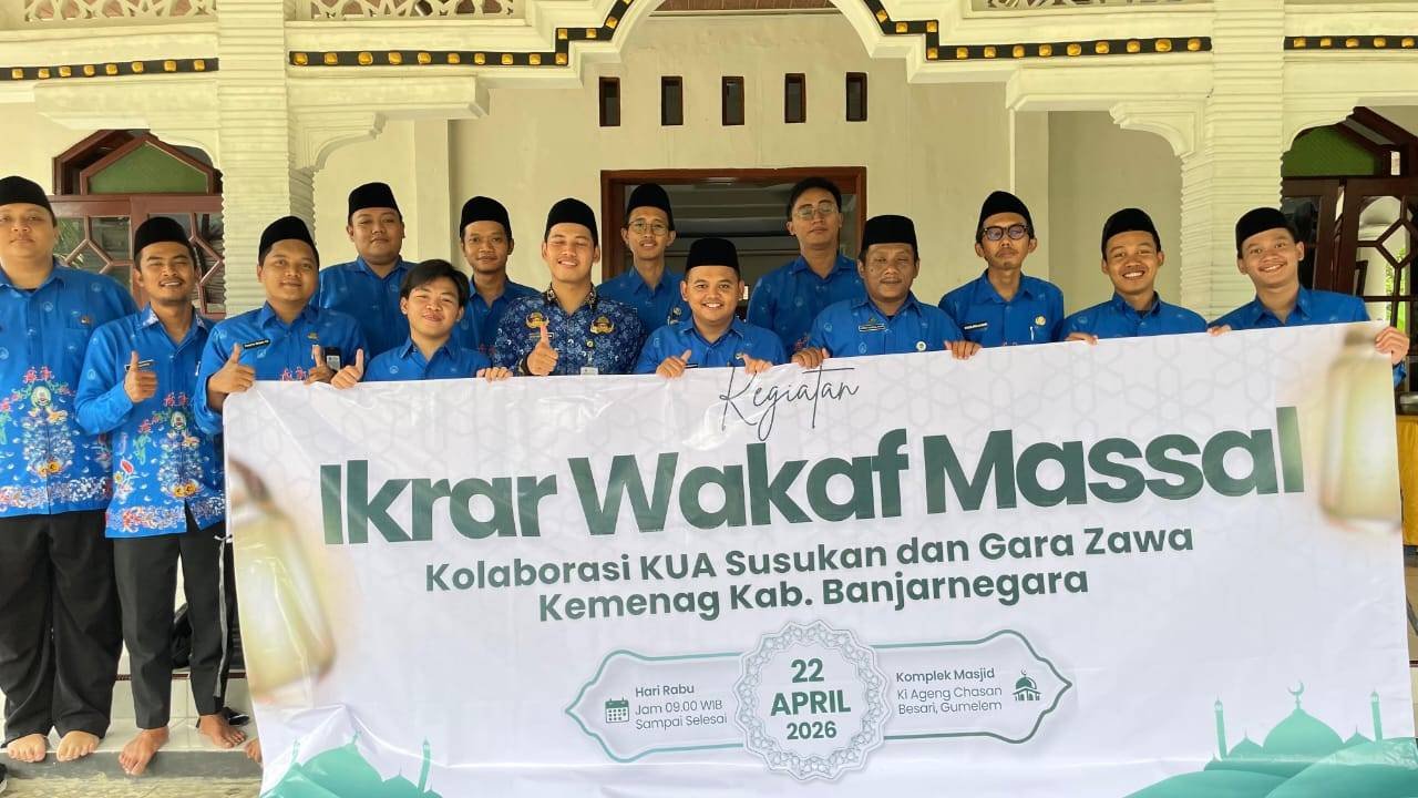 Langkah Nyata Pembinaan SDM: CPNS Penghulu Banjarnegara Jadi Petugas Pemandu Ikrar Wakaf Massal