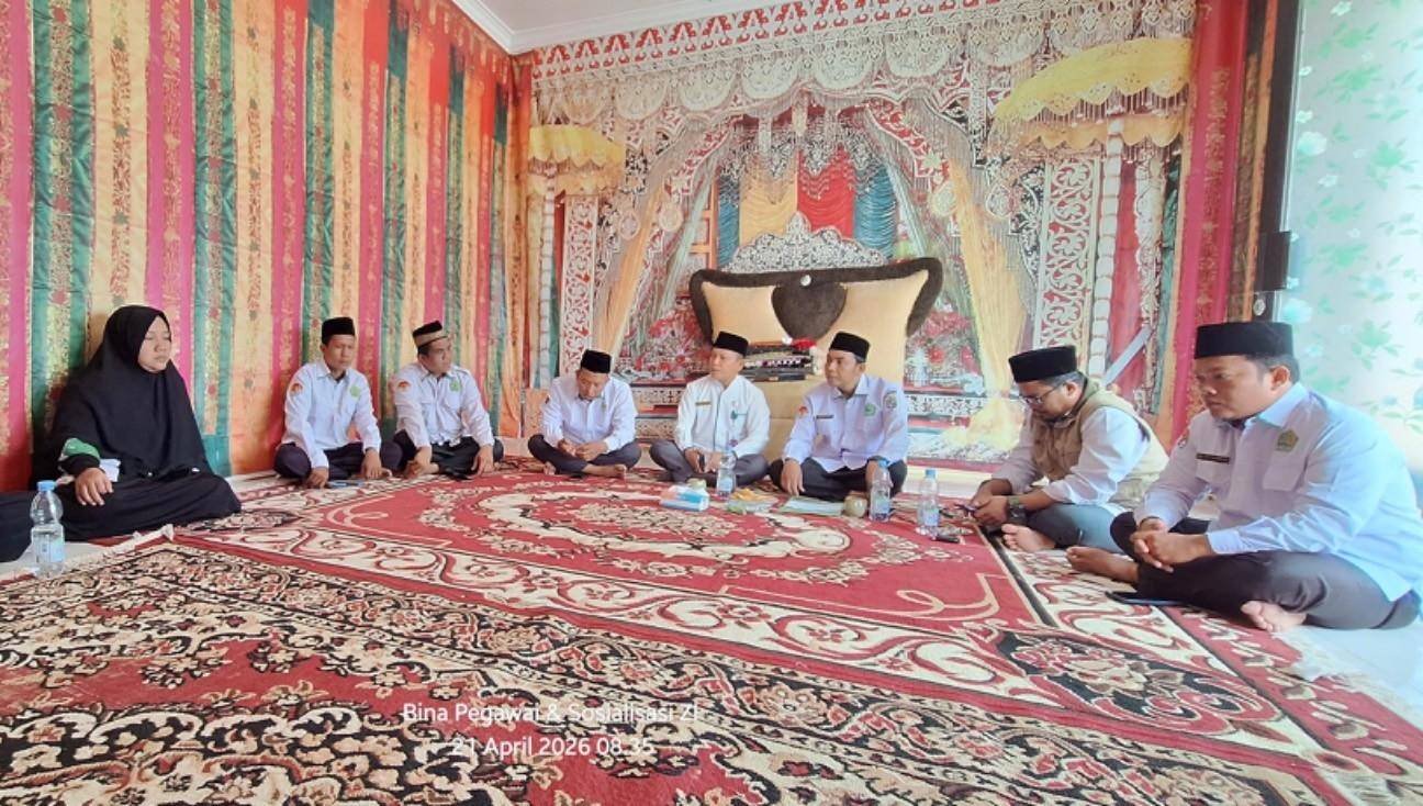 KUA Langgam Siap Dukung Zona Integritas, Kemenag Pelalawan Lakukan Pembinaan