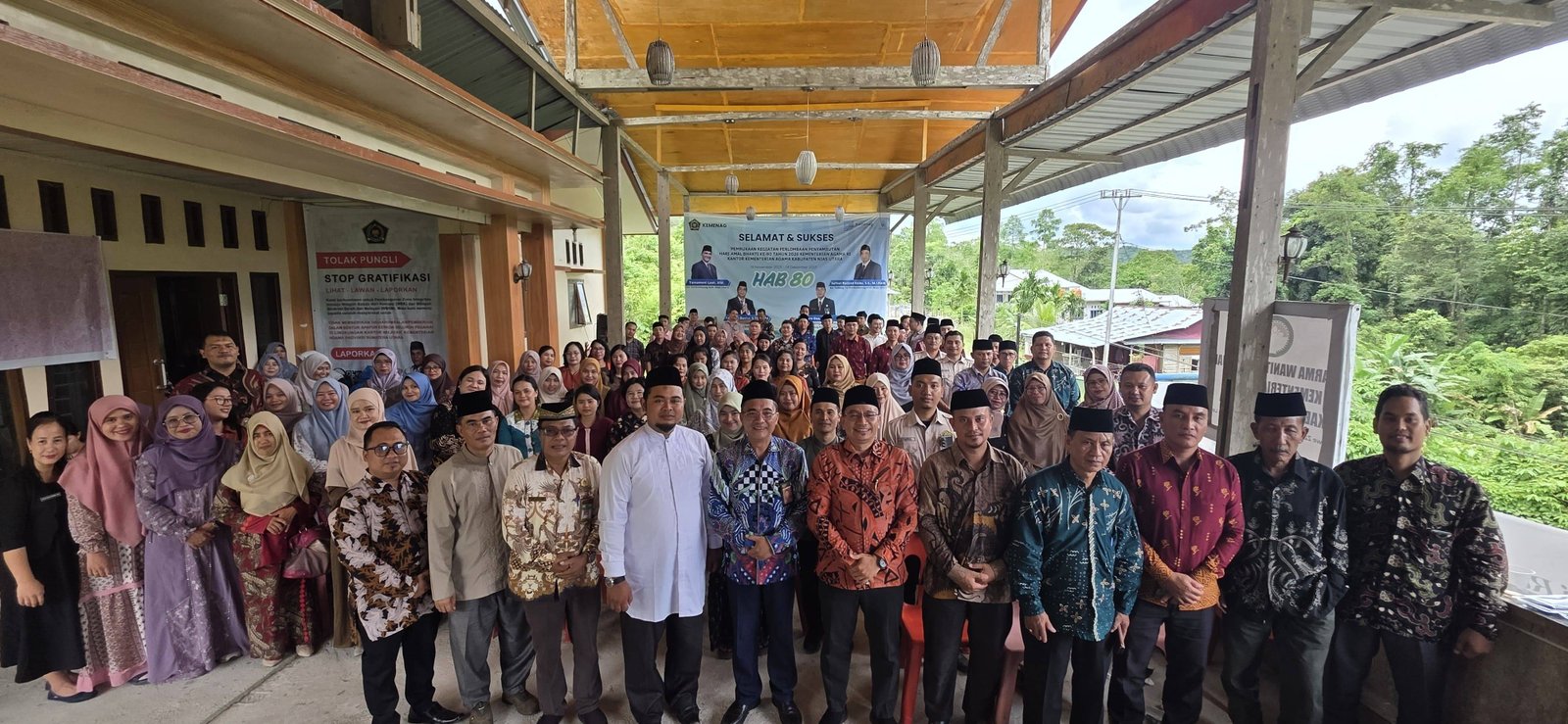 KUA Tuhemberua Hadiri Halal Bihalal: Saling Memaafkan Jadi Nafas Disetiap Waktu Bukan Kondisional