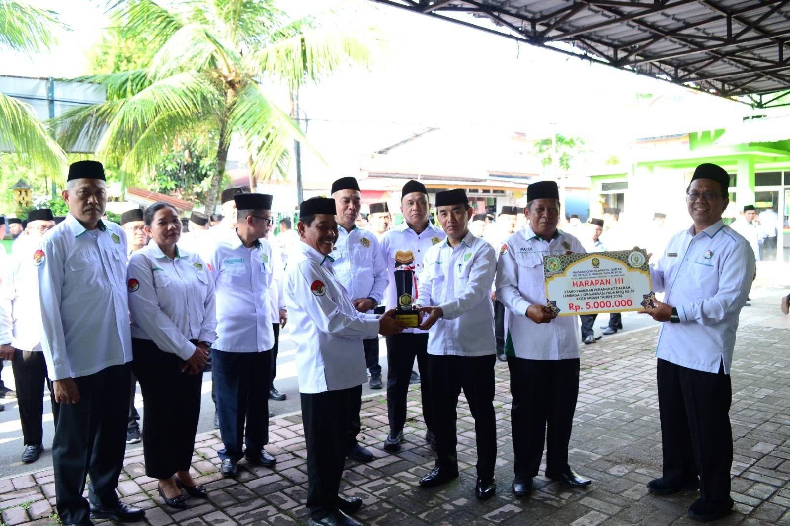 KUA Medan Sunggal Raih Apresiasi Kemenag Kota Medan Atas Suksesnya Stand MTQ ke-59