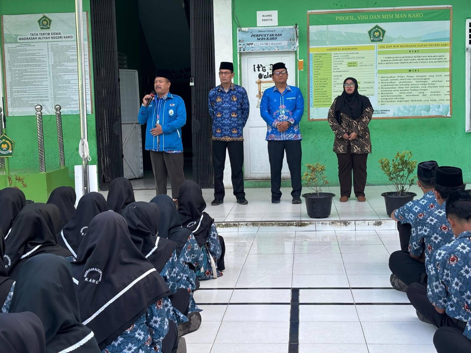 KUA Kabanjahe Ajak Siswa Raih Cita-cita, Hindari Pergaulan Bebas