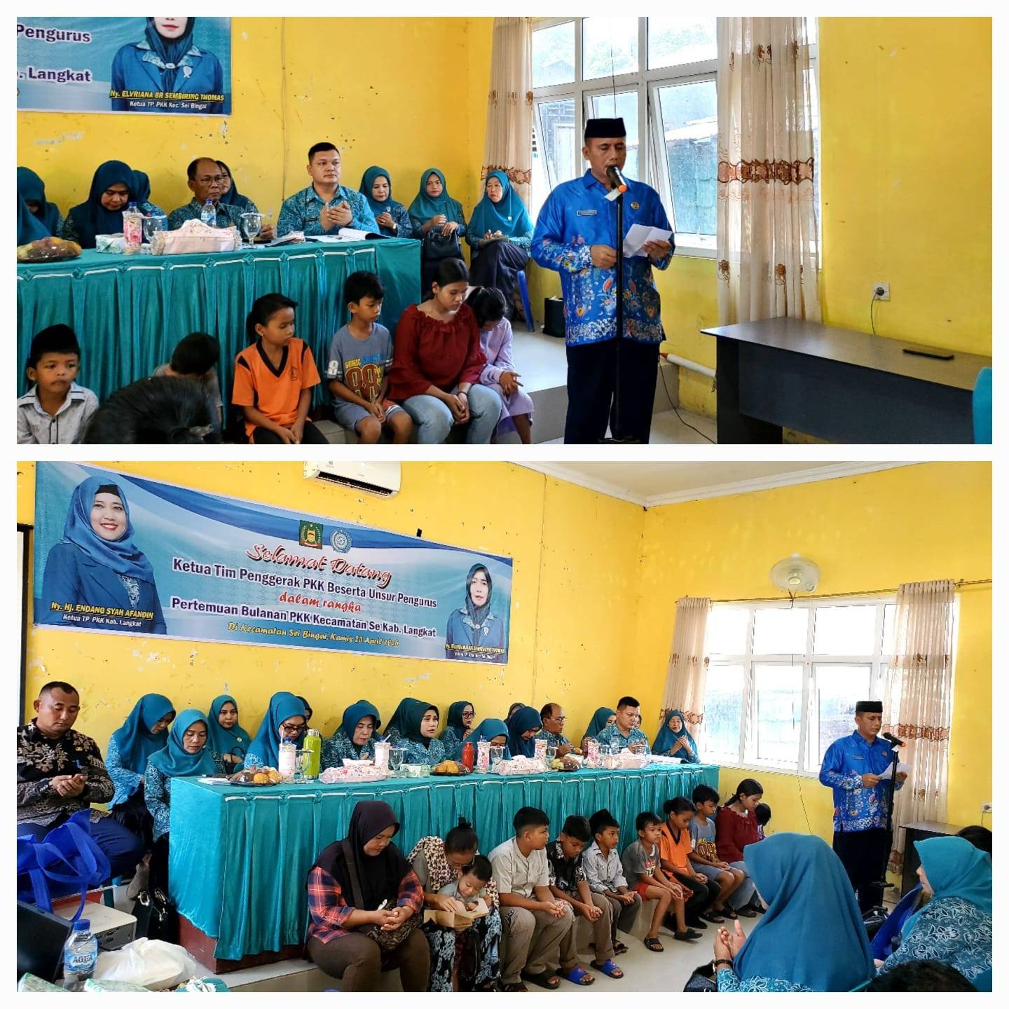 Ka. KUA Sei Bingai Pimpin Doa di Pertemuan Rutin PKK se-Kabupaten Langkat