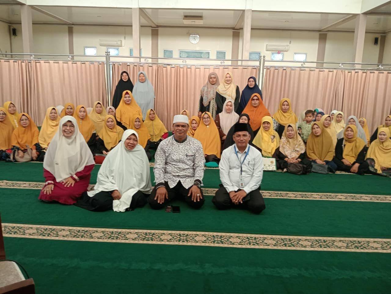 Kepala KUA Binawidya Sosialisasi GAS Pencatatan Nikah dan Urgensi Akta Ikrar Wakaf Tanah Rumah Ibadah Ke MT Khairul Anam