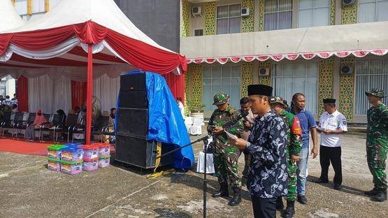 KUA Pinggir Ambil Peran Strategis pada Pembukaan TMMD ke-128 Bengkalis