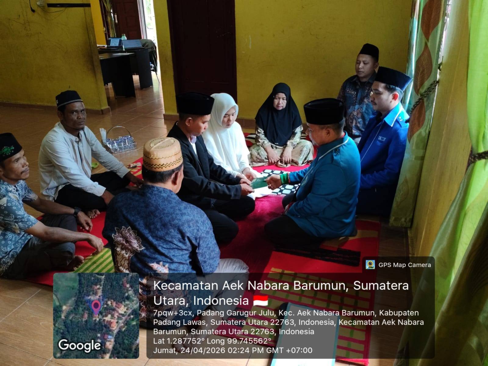 KUA Aek Nabara Barumun Terapkan WFH, Layanan Akad Nikah Tetap Berjalan Khidmat