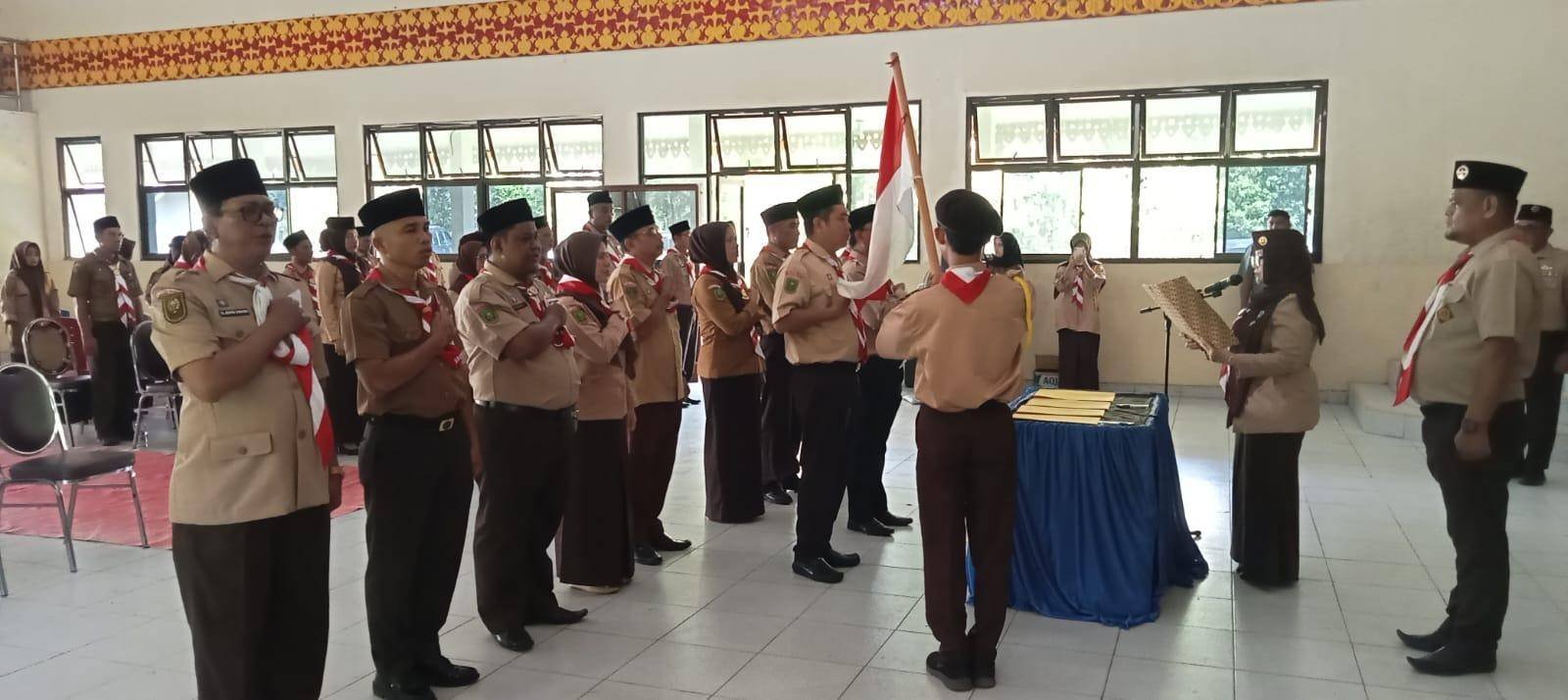 Ka KUA Gunung Toar ikut di lantik jadi Pengurus Pembimbing Ranting Pramuka Gunung Toar periode 2026-2029