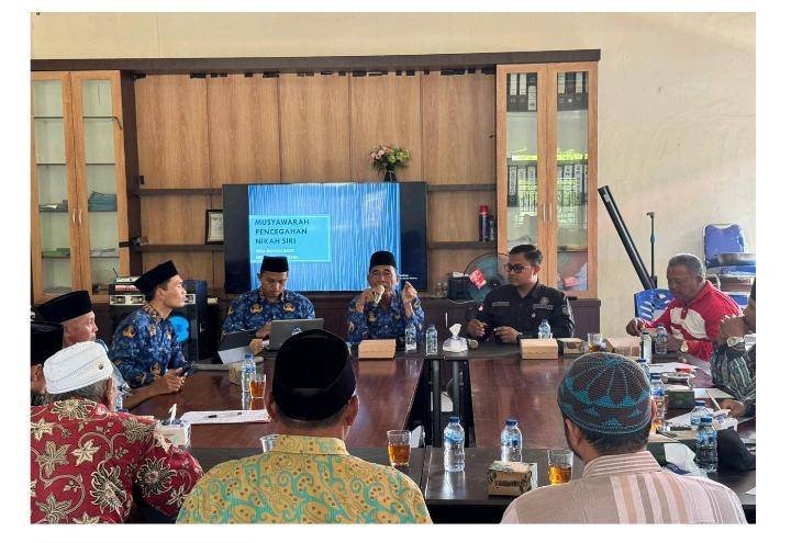 Selamatkan Generasi, Kepala KUA, Penghulu dan Penyuluh Agama Islam KUA Tambusai Utara Edukasi Bahaya Nikah Sirri