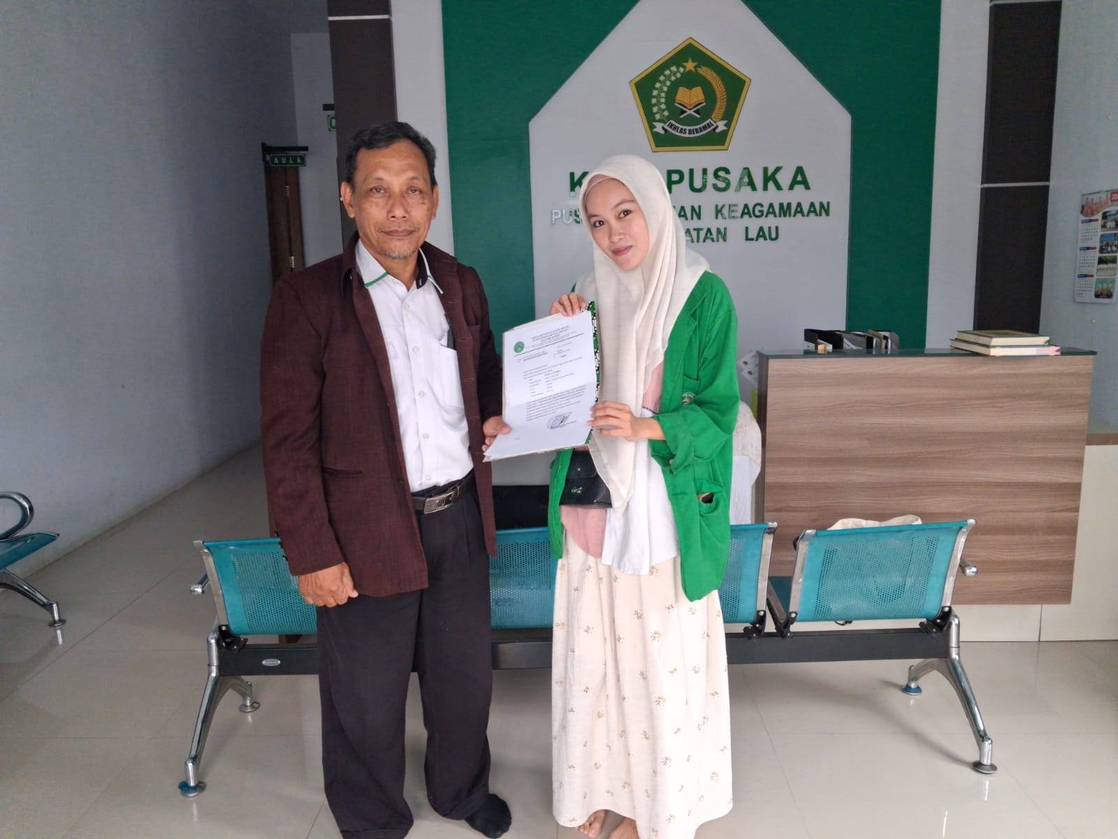 “Dua Mahasiswa STAI DDI Maros Ajukan Penelitian di KUA Lau: Fokus pada Perlindungan Anak & Tradisi Uang Panai dalam Perspektif Maqashid Syariah”