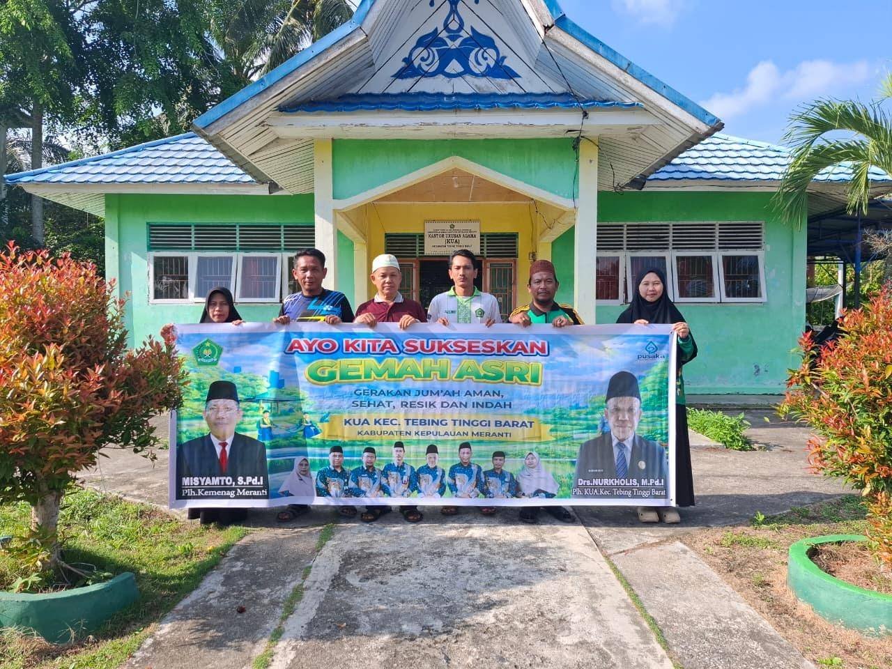 Dukung Program Kemenag, KUA Tebing Tinggi Barat Laksanakan Gemah Asri