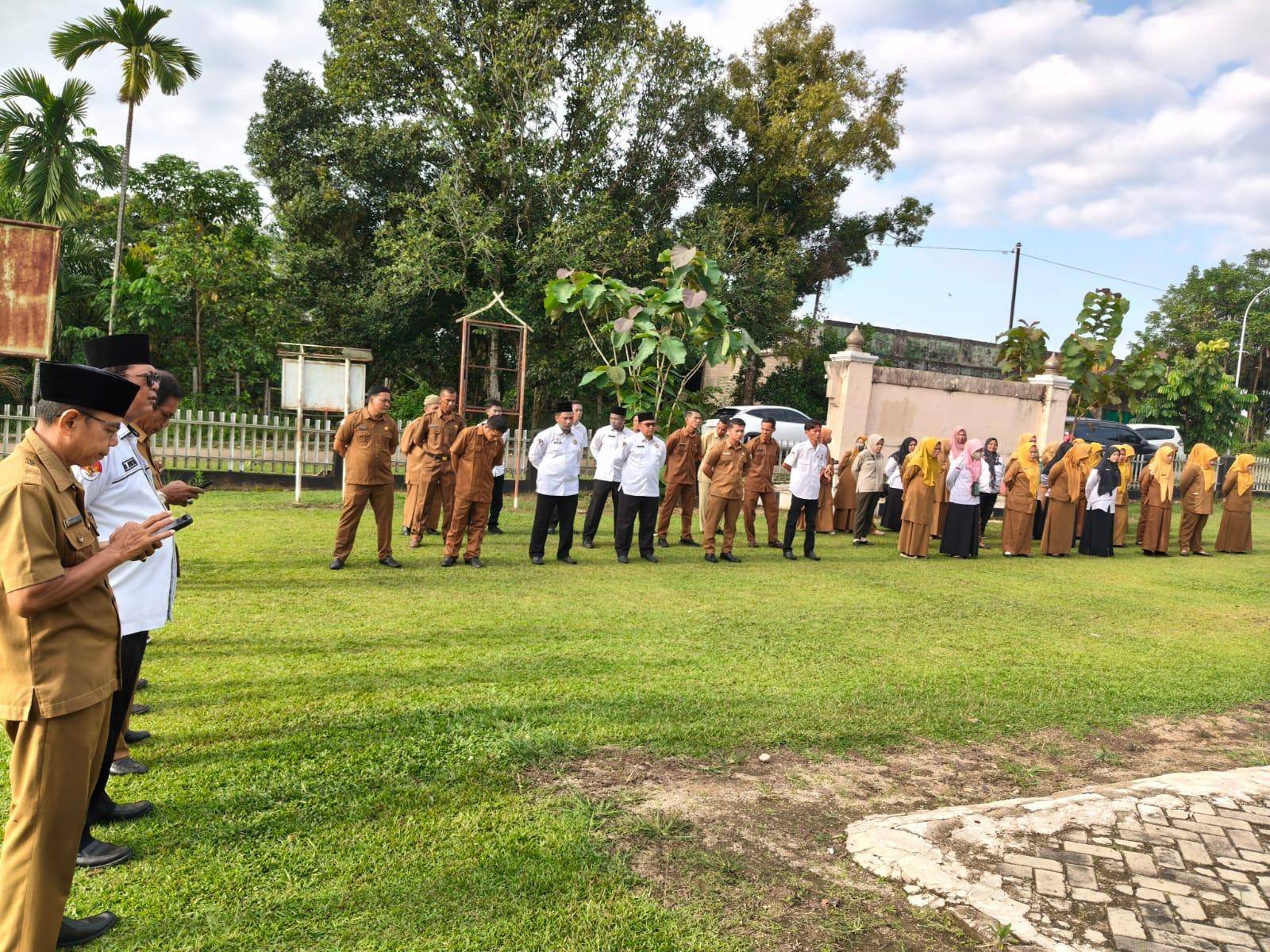 KUA Gunung Toar Ikuti Apel Gabungan Bersama Pemerintah Kecamatan Gunung Toar