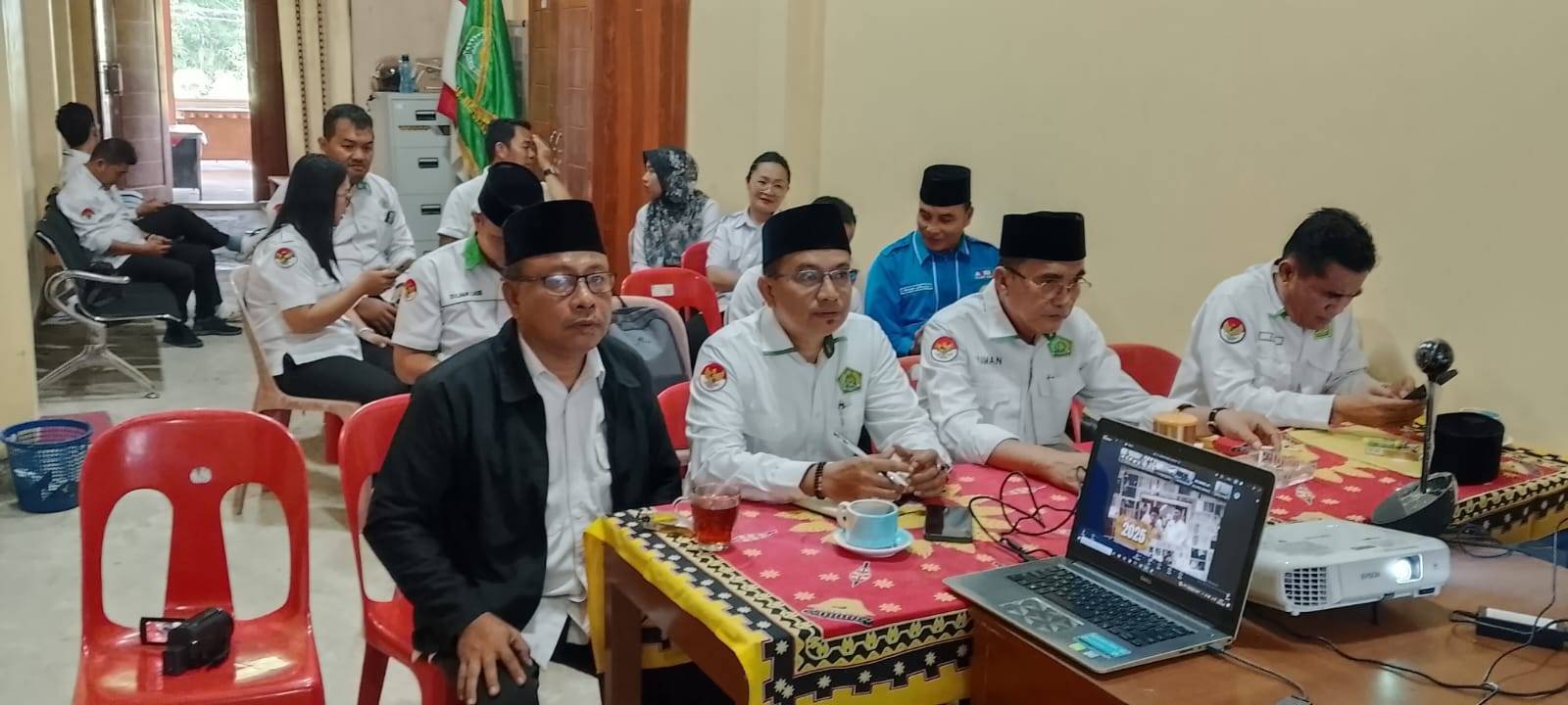 Raker Kanwil Kemenag Sumut: Ka. KUA Lahewa Hadir secara Daring