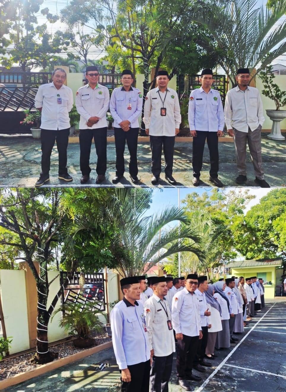 Transformasi Dimulai dari sini : 12 ASN Ditugaskan di KUA Kota Selatan, Marton Abdurrahman Hadiri Apel Pagi Kemenag Kota Gorontalo