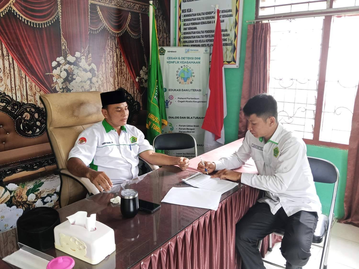 KUA Tuhemberua Laksanakan Opname Fisik BMN