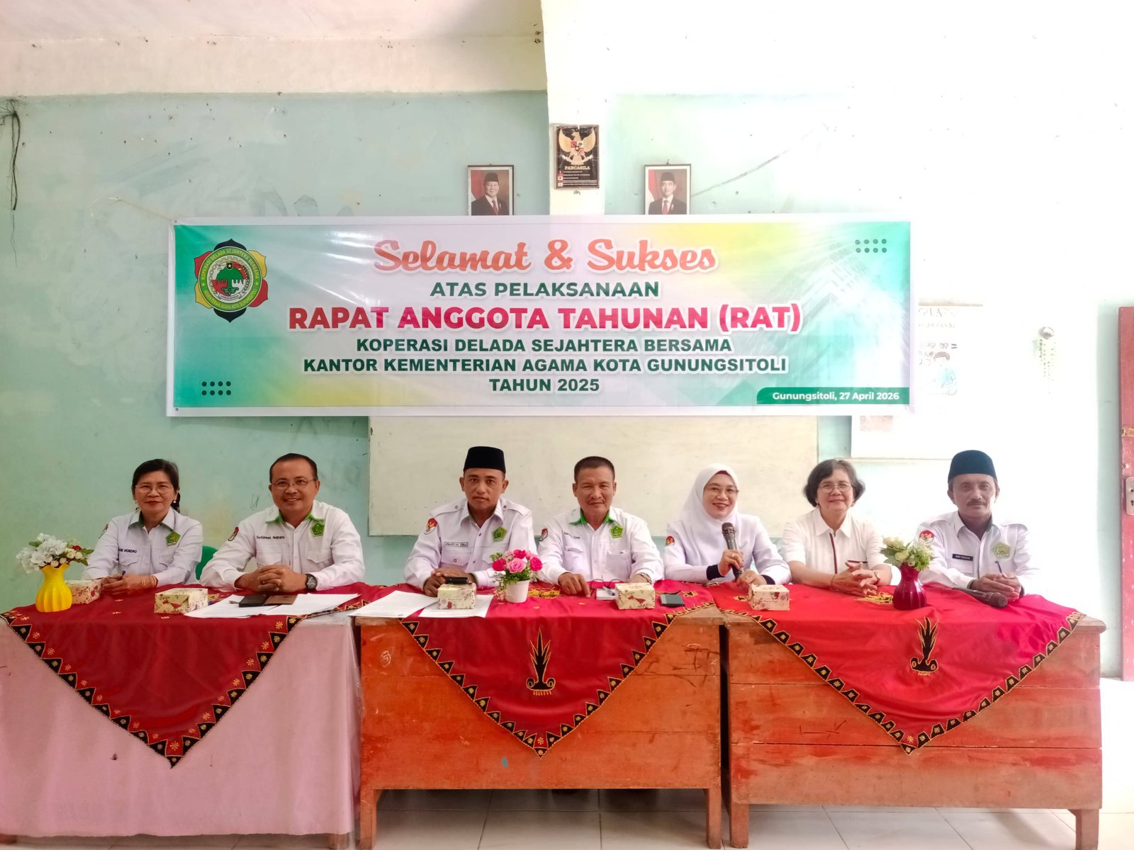 KUA Gunungsitoli Utara Ambil Bagian dalam RAT Koperasi Delada Sejahtera