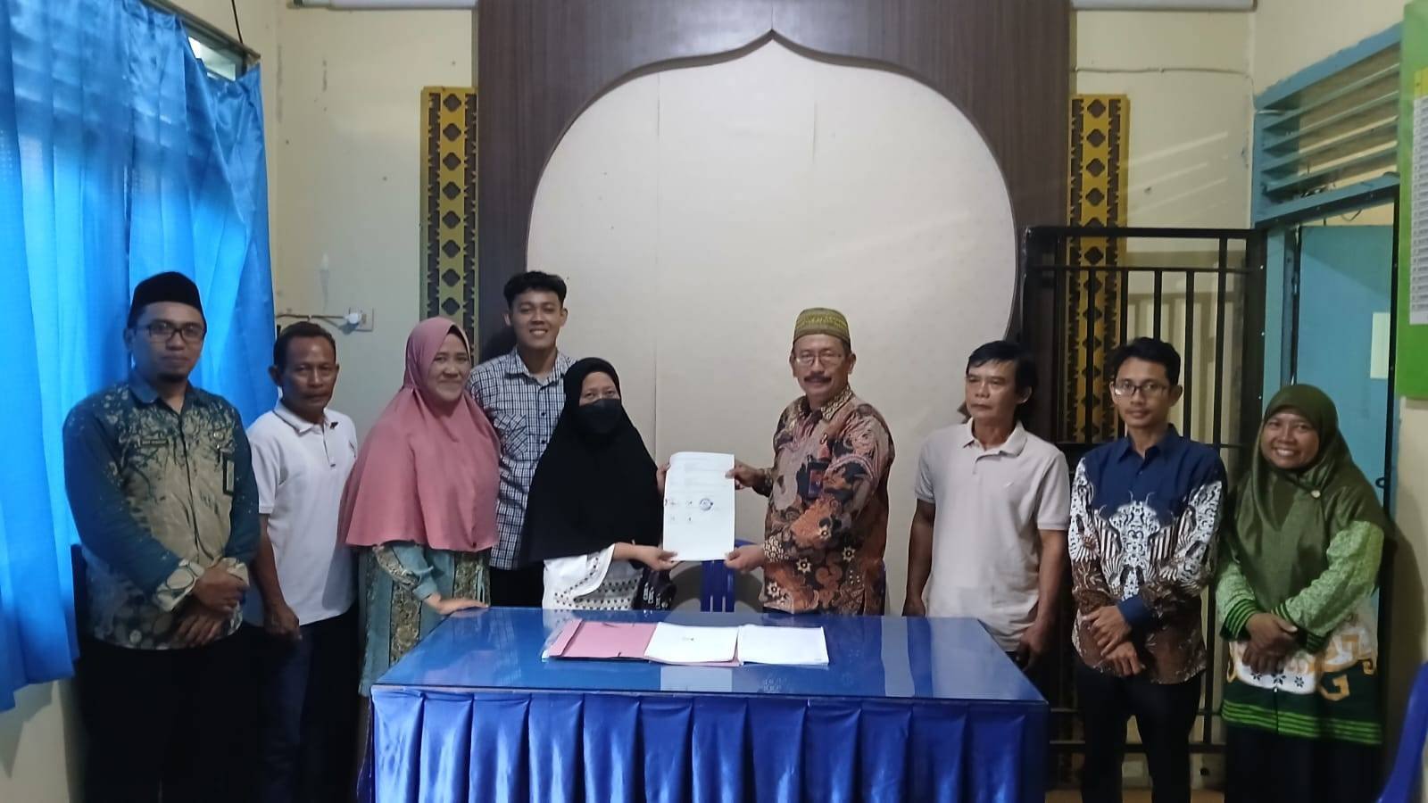 Kepala KUA Gadingrejo Pimpin Ikrar Wakaf Yayasan An Ni'mah