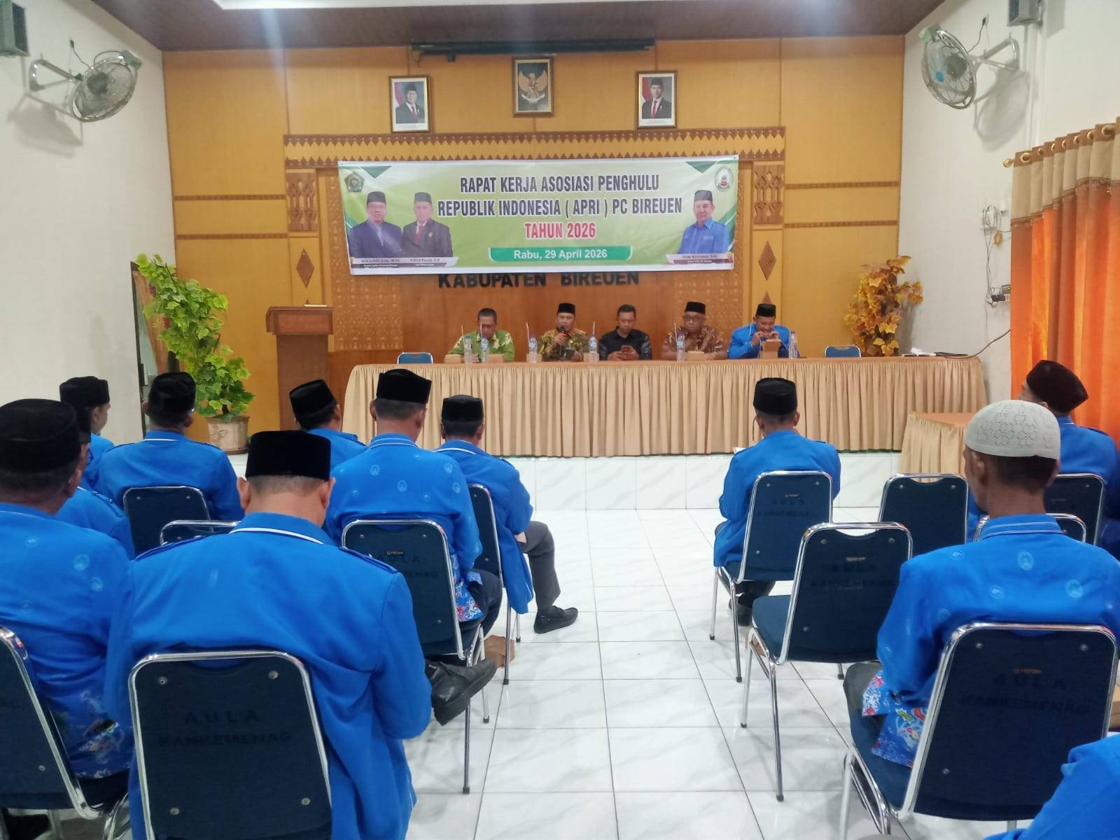 PC APRI Bireuen Gelar Raker, Begini Pesan Kakankemenag Bireuen