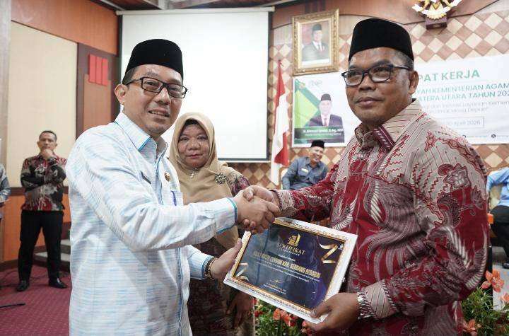 Rumah Baca Pesisir Jadi Sorotan, KUA Pantai Cermin Sabet Penghargaan Kanwil Kemenag Sumut