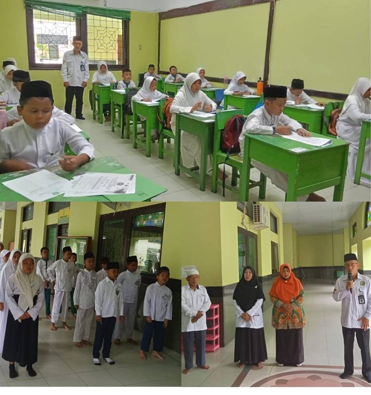 Ka. KUA Pekanbaru Kota Monitoring Ujian Akhir Di MDTA An Nur