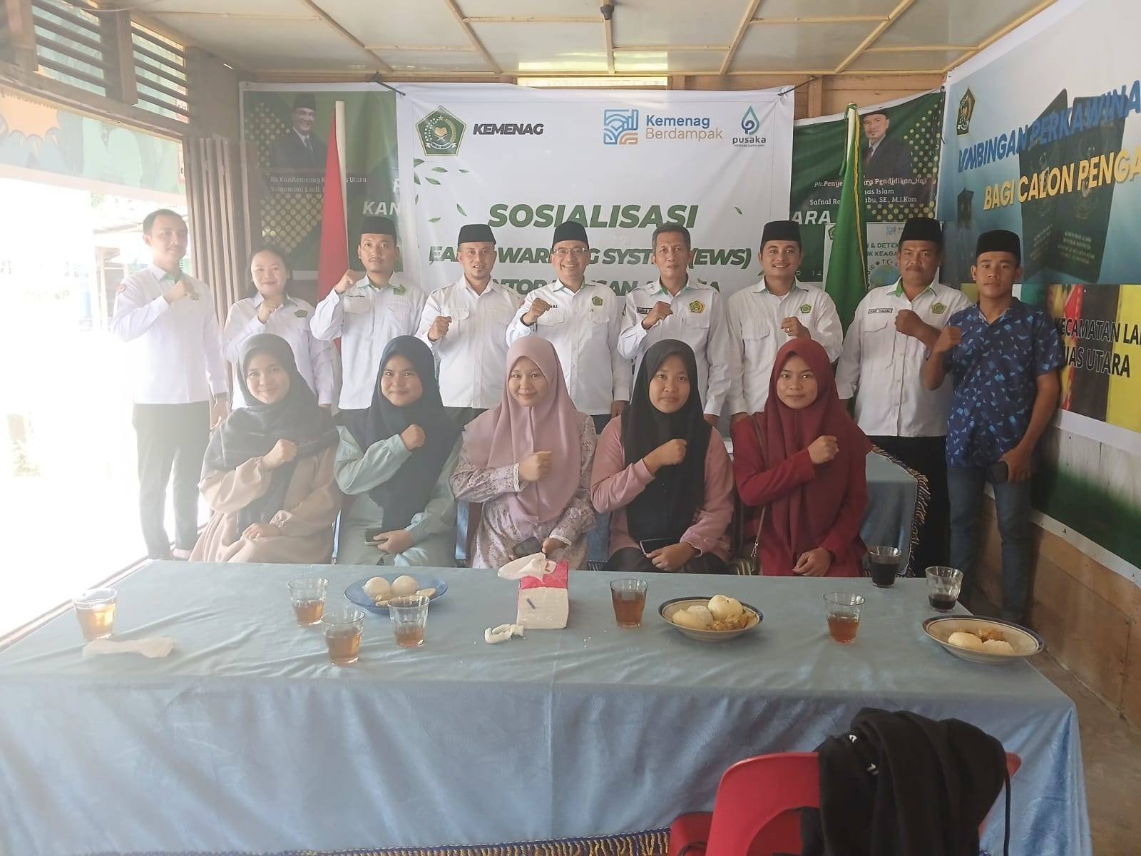 KUA Lahewa Timur Gelar Sosialisasi Pendaftaran LPQ melalui SIPDAR-PQ