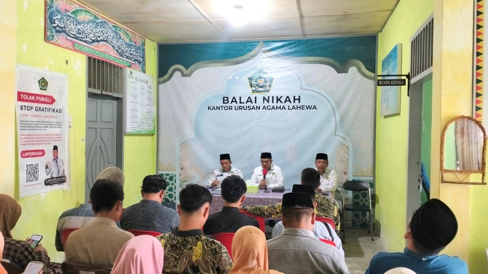KUA Lahewa Sambut Baik Sosialisasi LPQ Kemenag Nias Utara