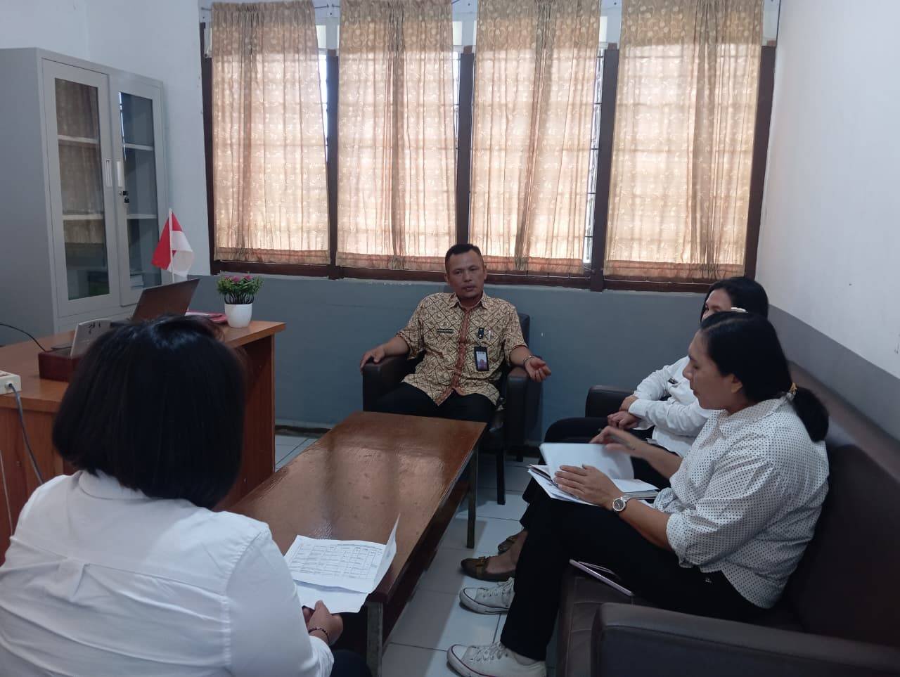 KUA Doloksanggul Terima Kunjungan Kerja Lintas Sektoral Dengan Kesbangpol Humbang Hasundutan