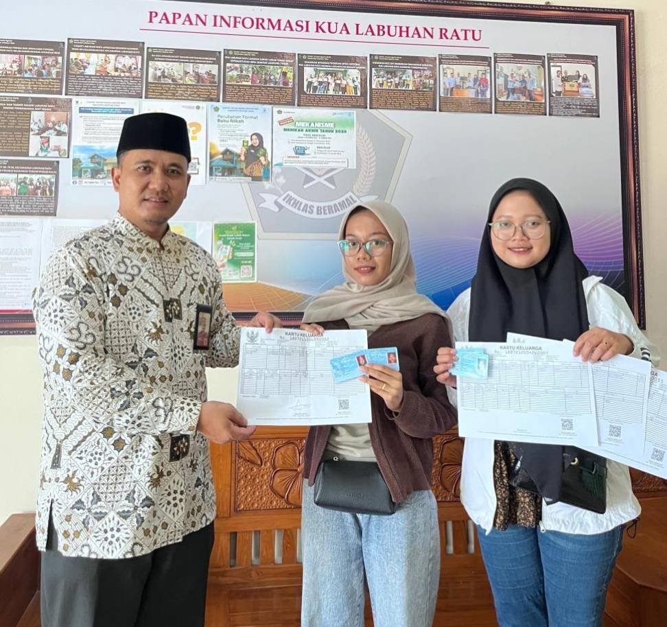 KUA Labuhan Ratu Hadirkan Kado Nikah Terpana untuk Pengantin