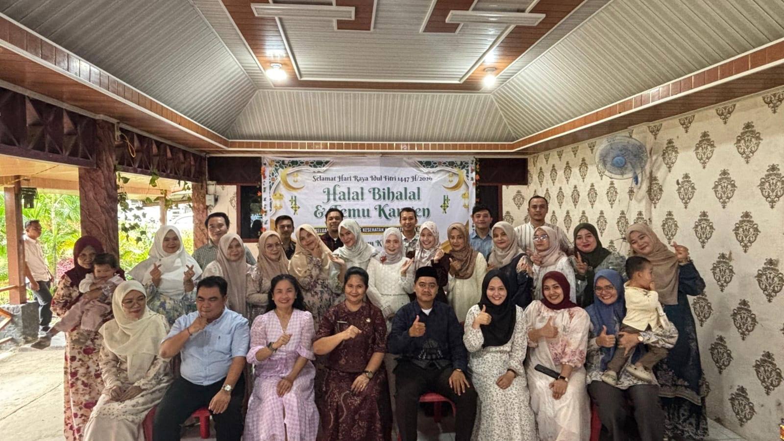 Halal Bihalal Dinas Kesehatan Nias Barat, Penghulu KUA Lolofitu Moi Sampaikan Tausiyah dan Santunan Anak Yatim