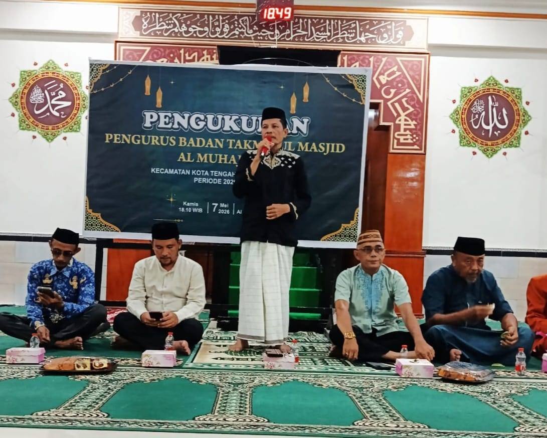 Kepala KUA Kota Tengah Hadiri Pengukuhan Pengurus Ta'mirul Masjid Besar Al-Muhajirin Periode 2026-2029, Marton Abdurrahman Tekankan 3 Pilar Manajemen Masjid