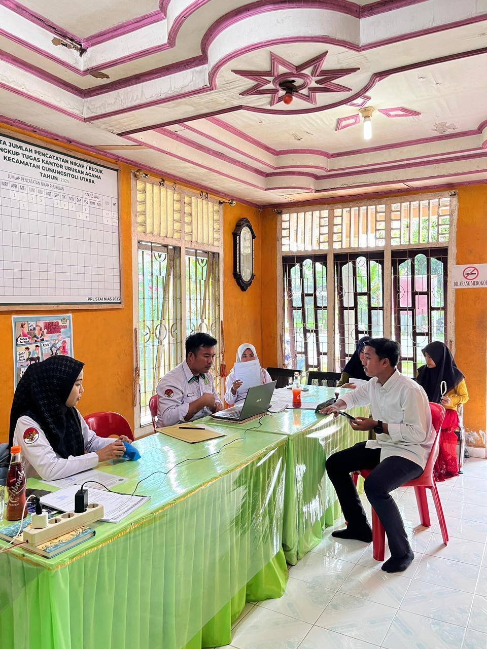 KUA Gunungsitoli Utara Pastikan Keaktifan TPQ Melalui Validasi Data dan EMIS 4.0
