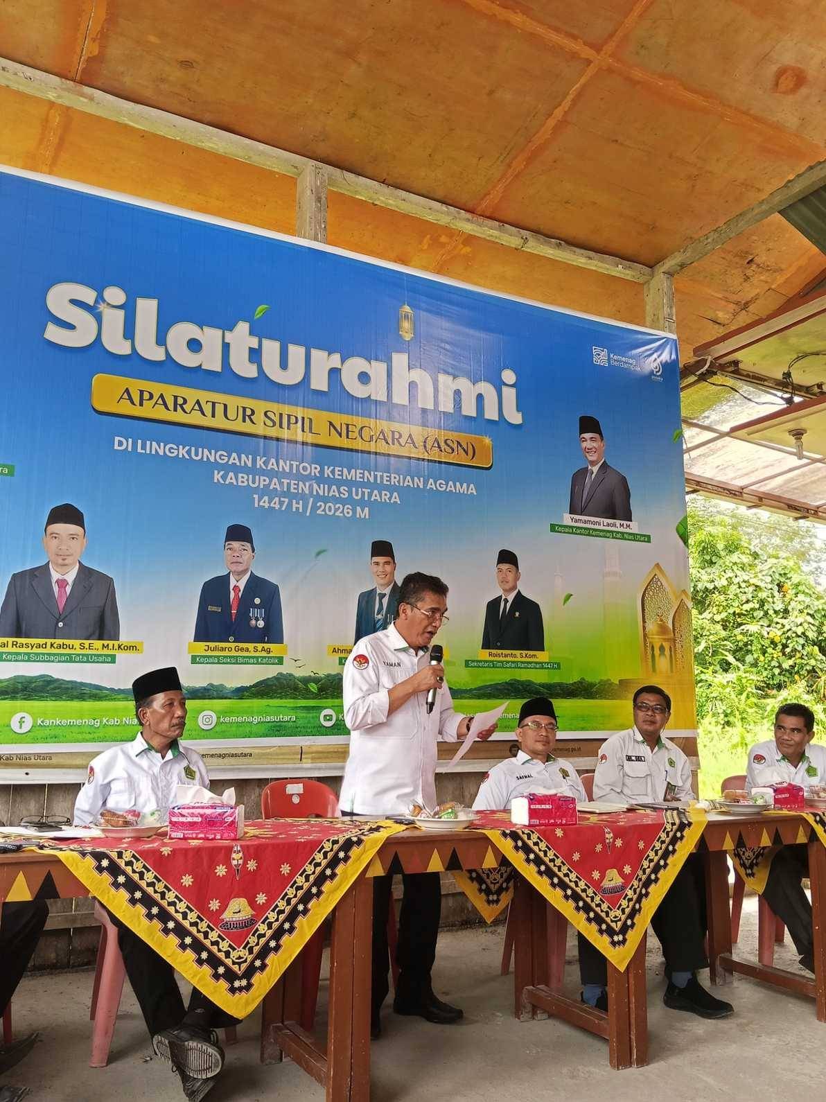 Sukses Dilaksanakan, KUA Tuhemberua Hadiri Pembubaran Tim Safari Ramadan