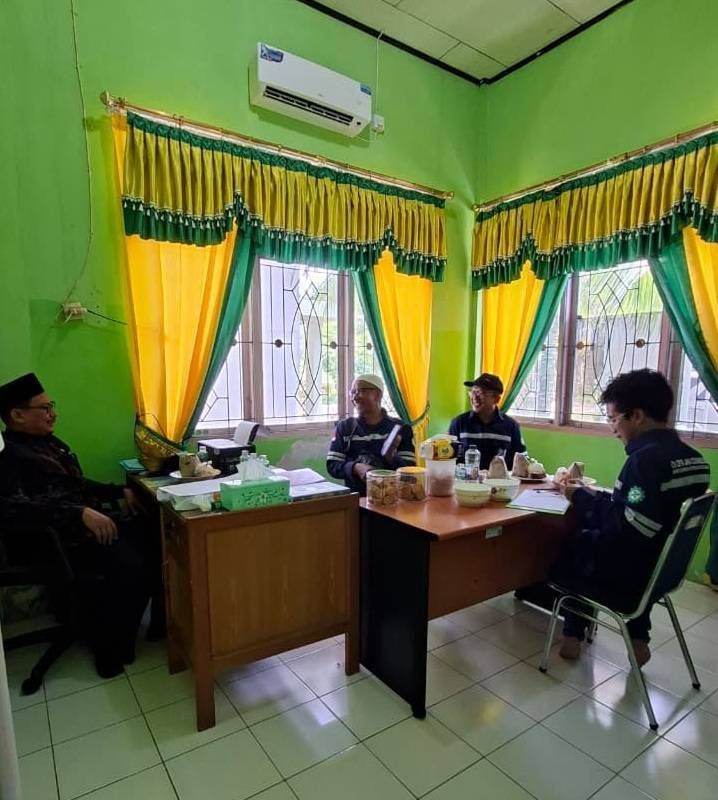 KUA Kecamatan Medang Kampai Terima Kunjungan Tim Survei Renovasi Bangunan