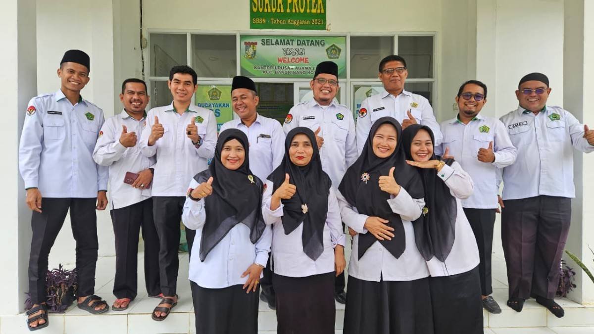 KUA Bangkinang Kota Pererat Silaturahmi Lewat Pisah Sambut Pegawai