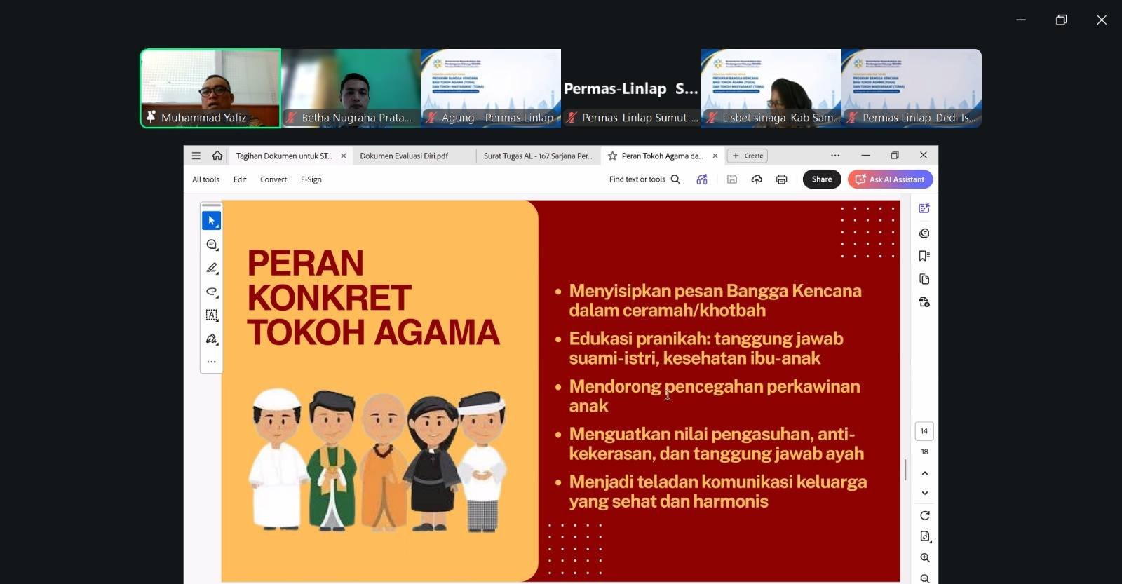 KUA Tuhemberua Ikuti Penutupan Orientasi Bangga Kencana Toga Toma 2026