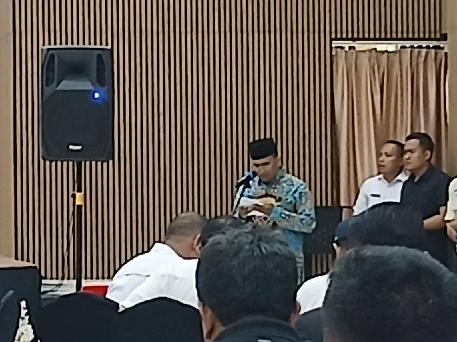 Kemenag Berdampak : Kepala KUA Pancur Batu Pimpin Doa Peresmian Gedung Baru RSUD Pancur Batu